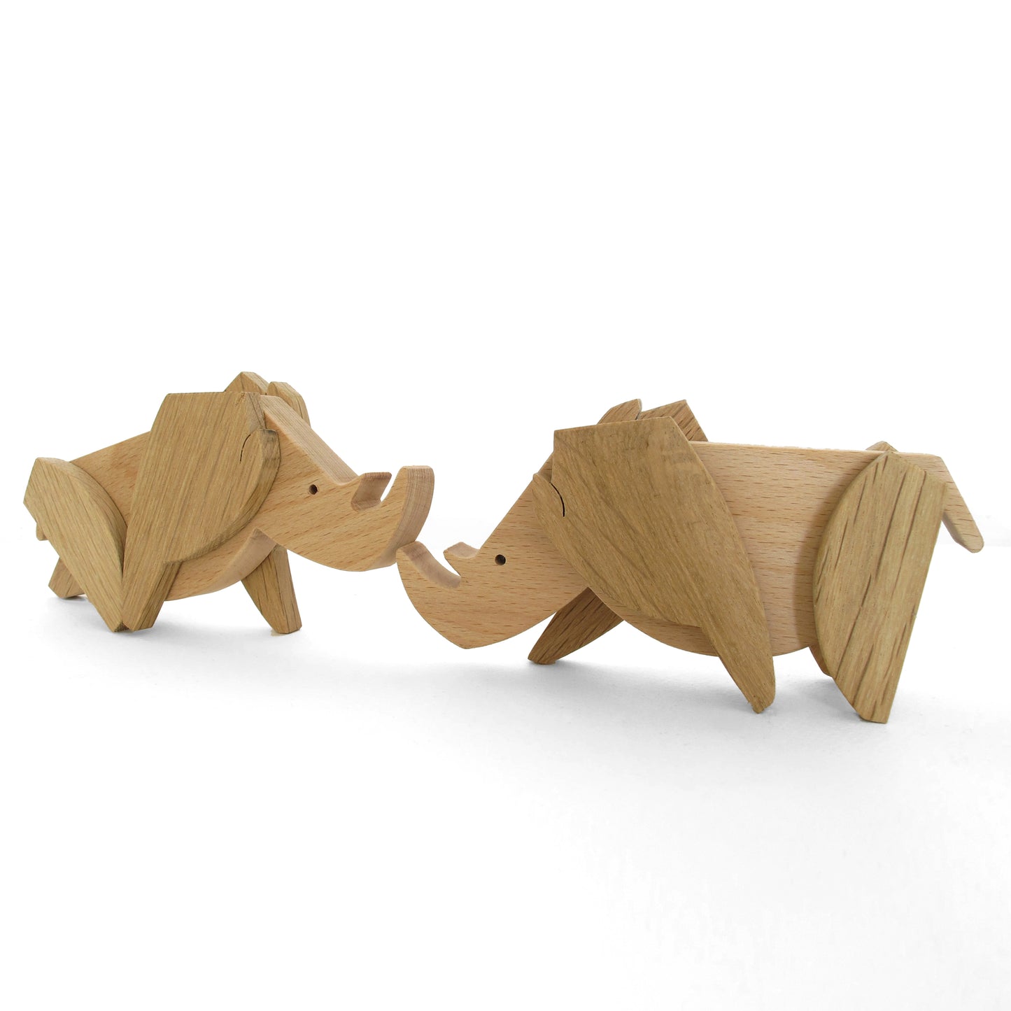 Rhino - Wooden Magnetic Toy