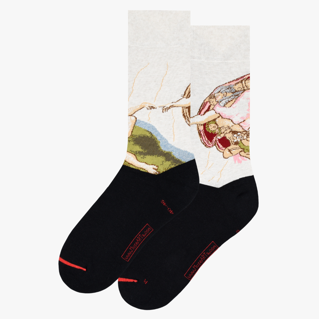 The Creation of Adam - Buonarroti Michelangelo - Socks