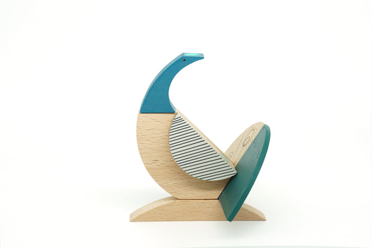 Peacock - Bird - Wooden Magnetic Toy