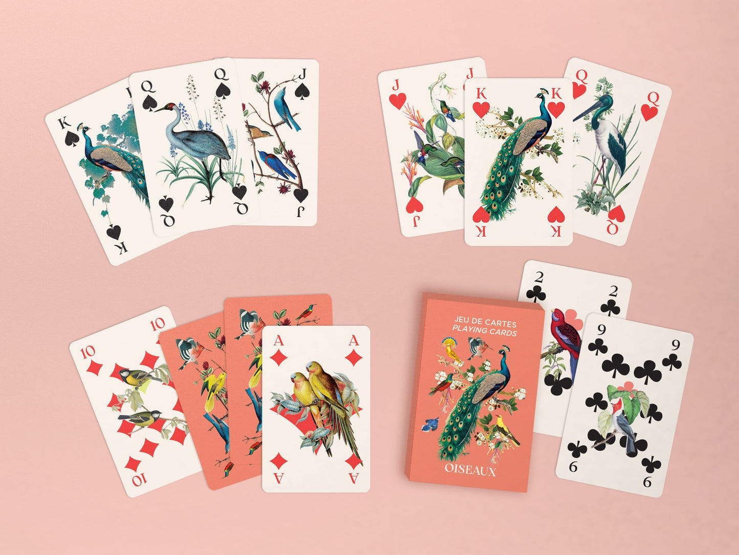 Mini Playing Cards - Birds