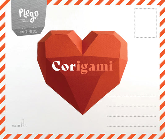 Red Heart - Corigami - Paper Figure 3D