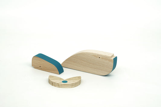 Whale - Wooden Magnetic Toy
