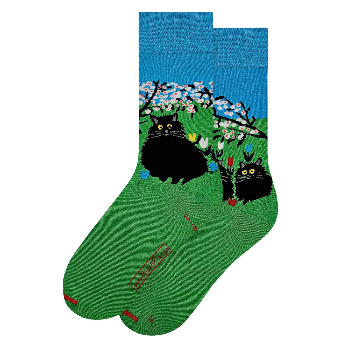 Trois chats noirs - Maud Lewis - Chaussettes