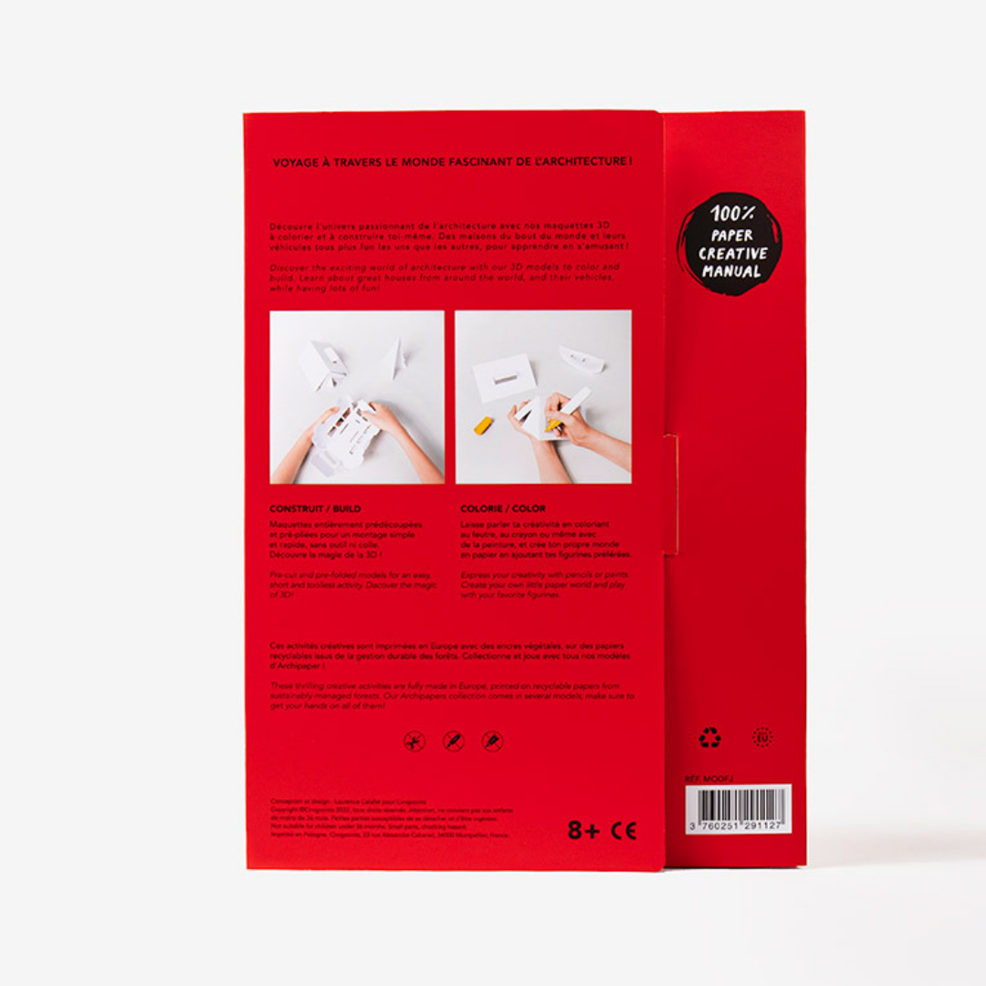 Fjord Model - Papercraft 3D