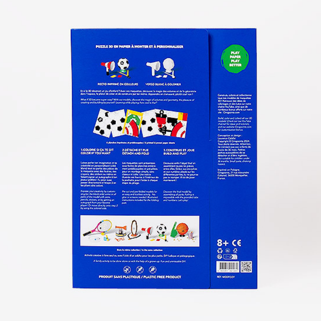 Soccer Club - Papercraft 3D