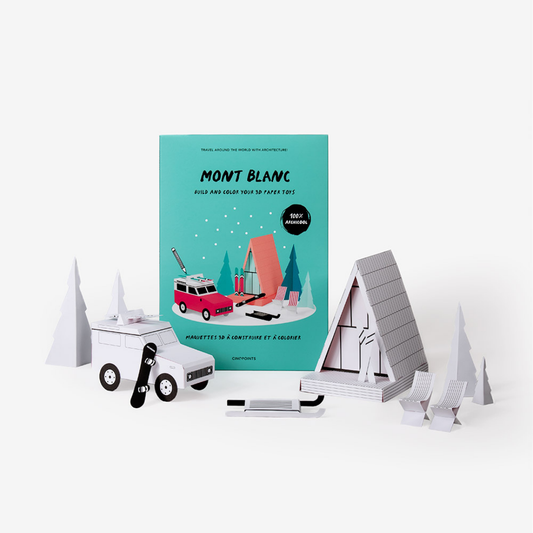 Mont Blanc Model - Papercraft 3D