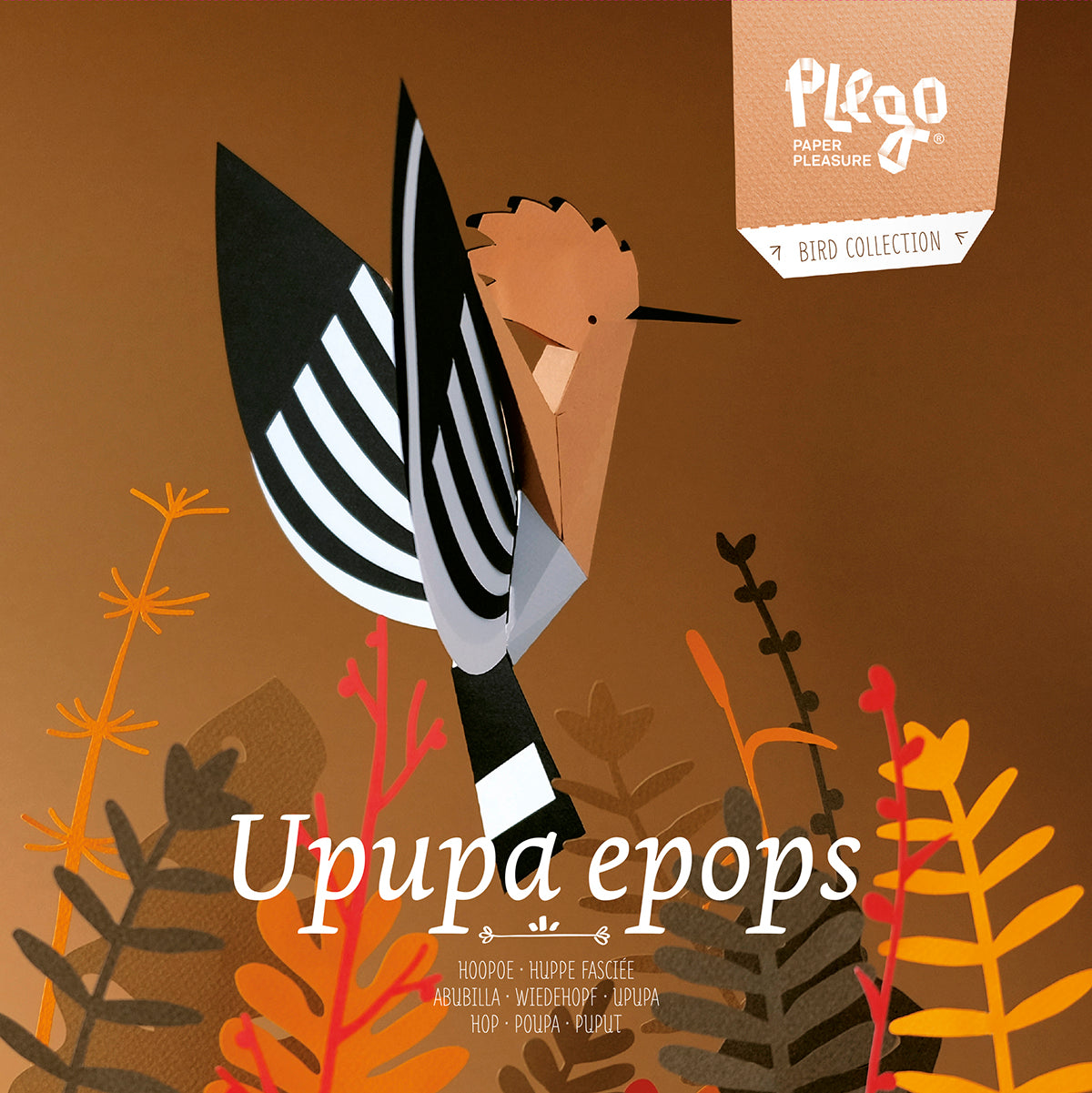 Hoopoe - Upupa epops - Paper Figure 3D