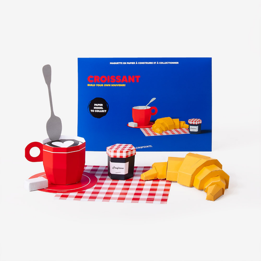 Croissant – 3D Paperfood Kit