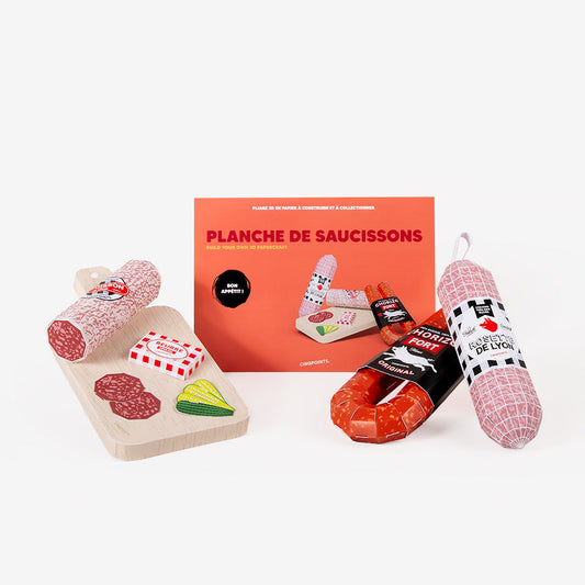 Sausage Board – 3D Paperfood Kit