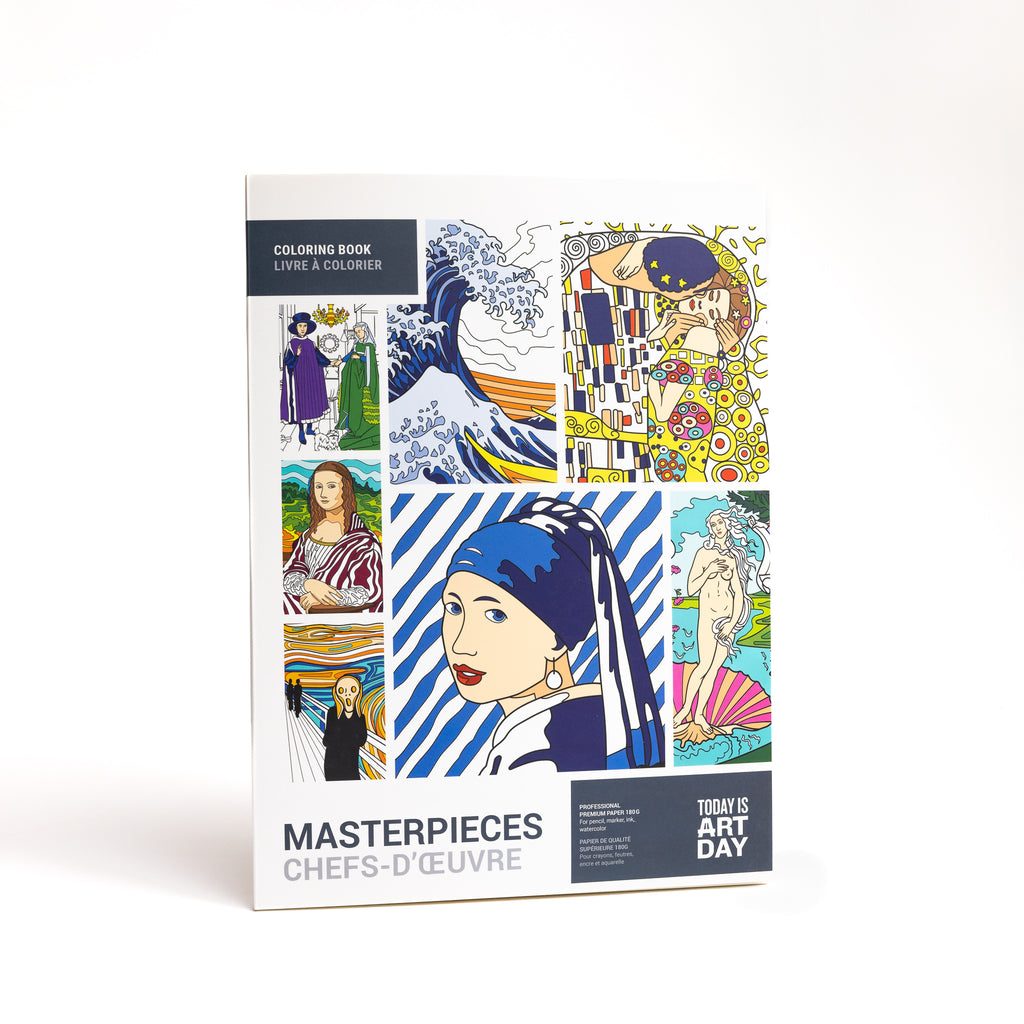 Masterpieces - Coloring Book – Today is Art Day