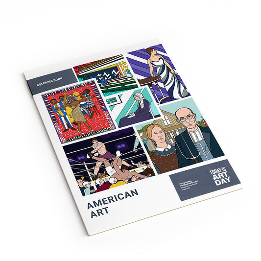 American Art - Coloring Book