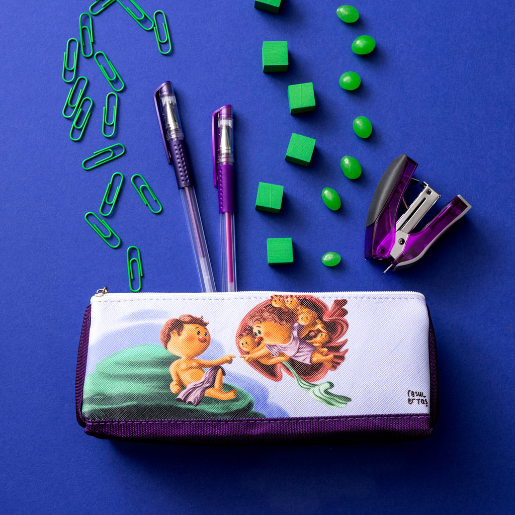Creation of Adam Michelangelo Museum Kidz Pencil Case Today is