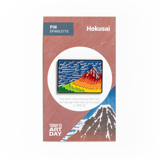 Fine Wind, Clear Morning (Red Fuji) - Pin