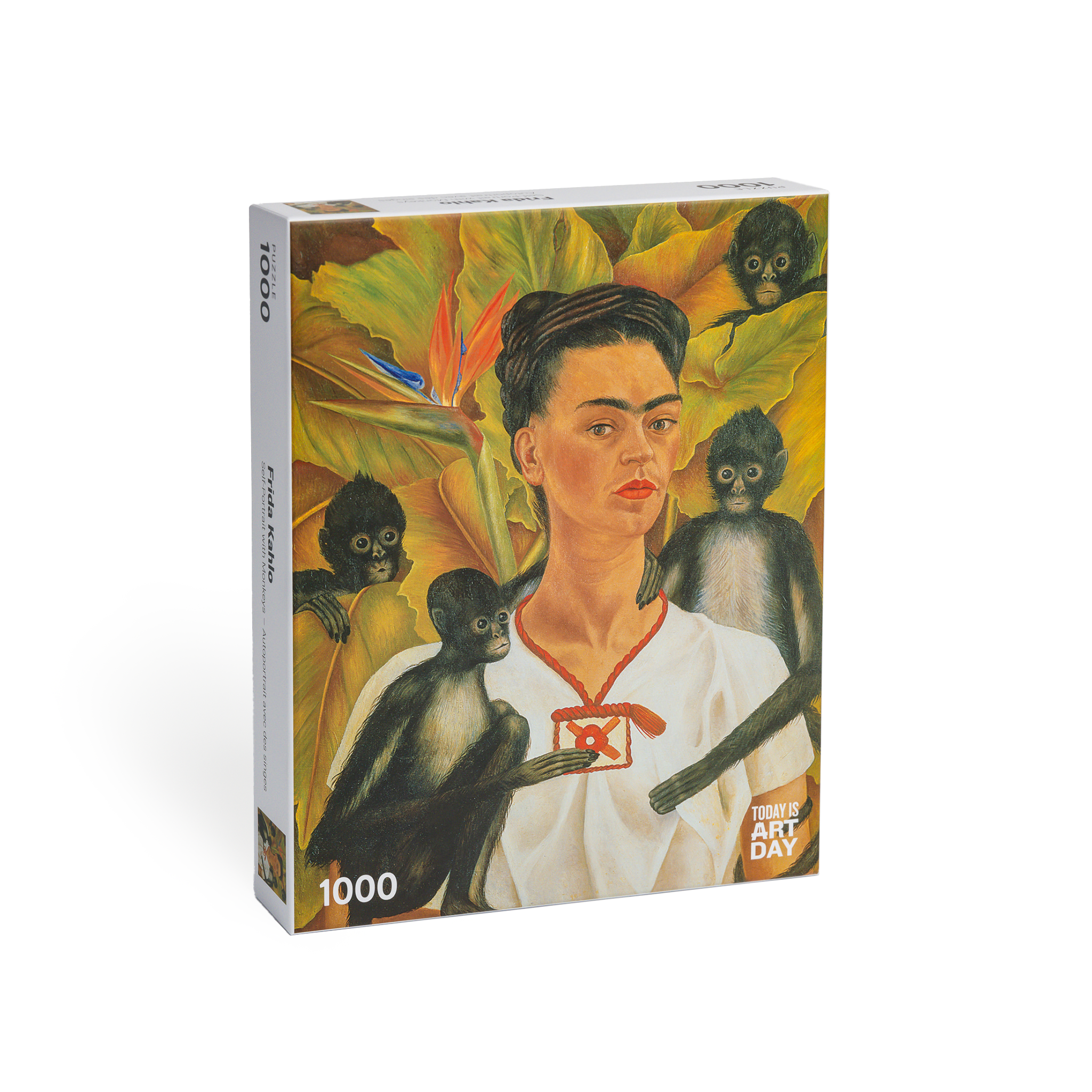 Self-Portrait with Monkeys - Puzzle – Today is Art Day