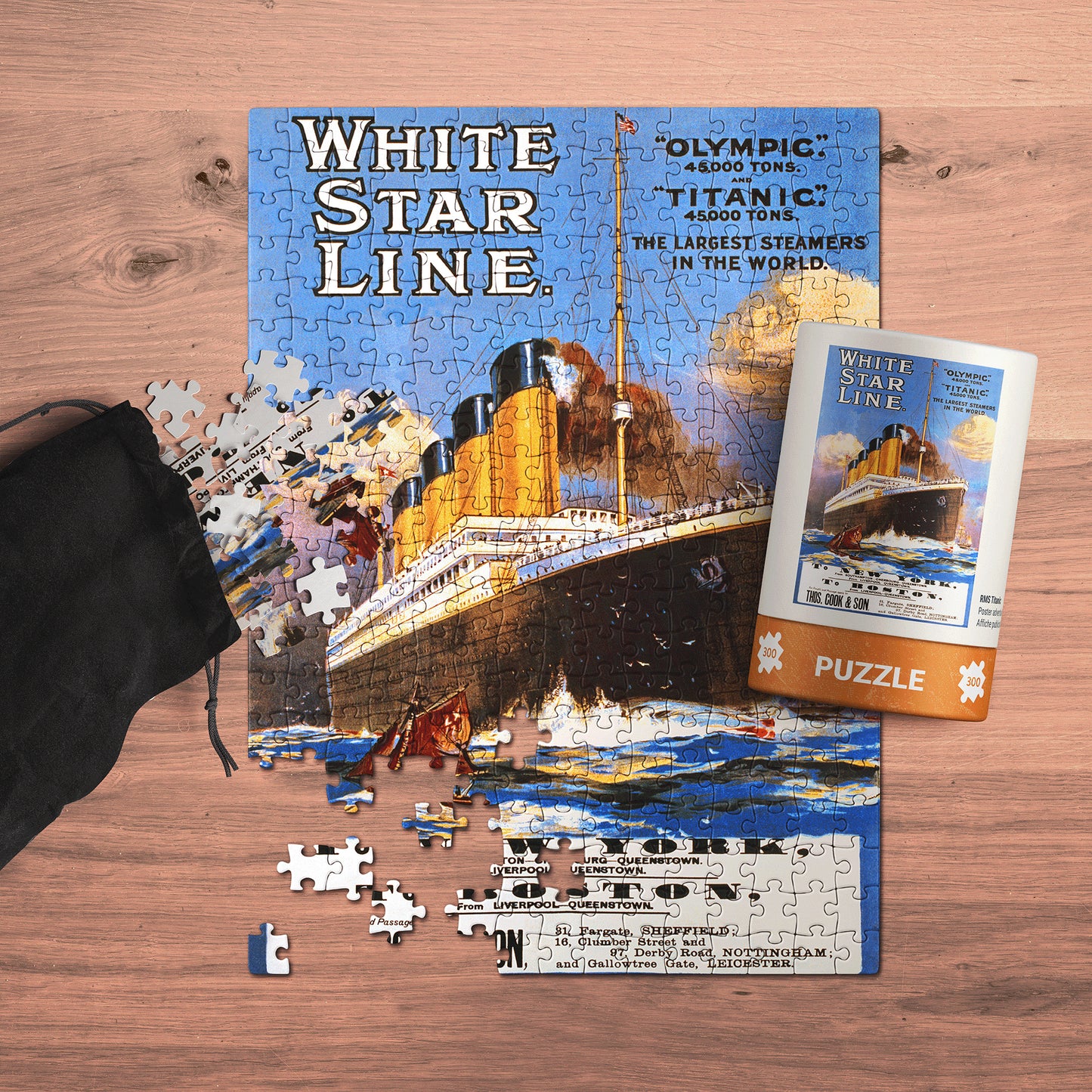 White Star Line - RMS Titanic - 300 Piece Puzzle