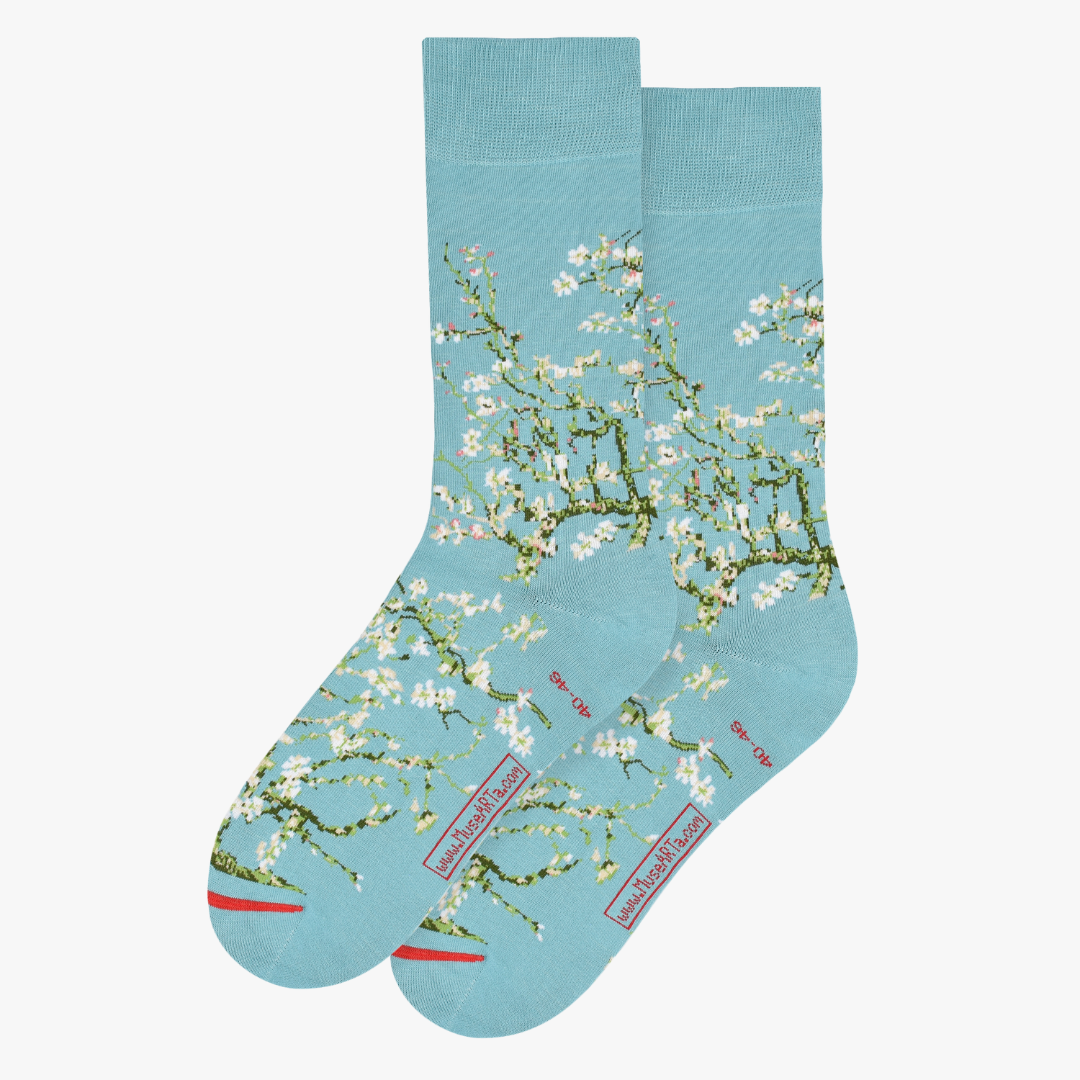 Almond Blossom - Vincent van Gogh - Socks