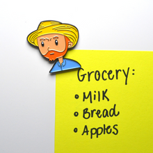 Aimant - Autoportrait au chapeau de paille