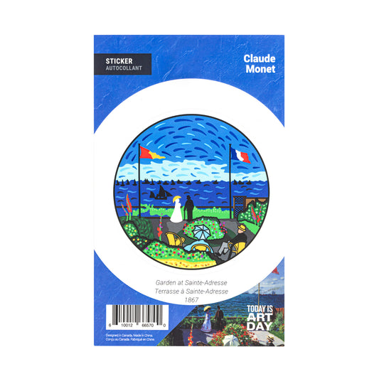Garden at Sainte-Adresse - Sticker