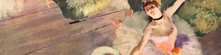 Dancer with a bouquet