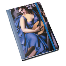 Femme Bleue a la Guitare - Carnet