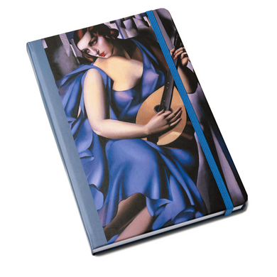 Woman in blue with a guitar - Journal