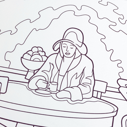 Edward Hopper - Livre à colorier