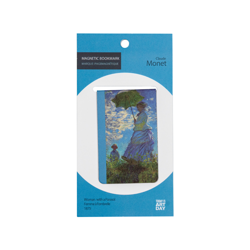 Woman with a Parasol Bookmark Today is Art Day