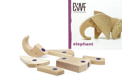Elephant - Wooden Magnetic Toy