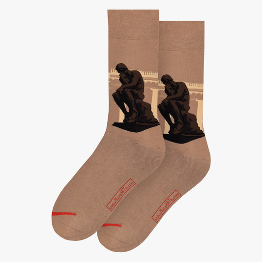 Le Penseur – Auguste Rodin – Chaussettes