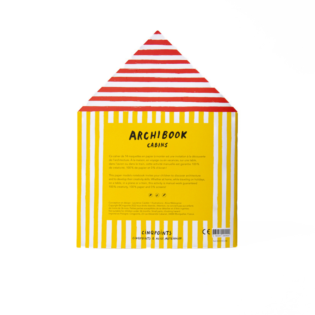 Archibook Cabin - Coloring & Sticker Book