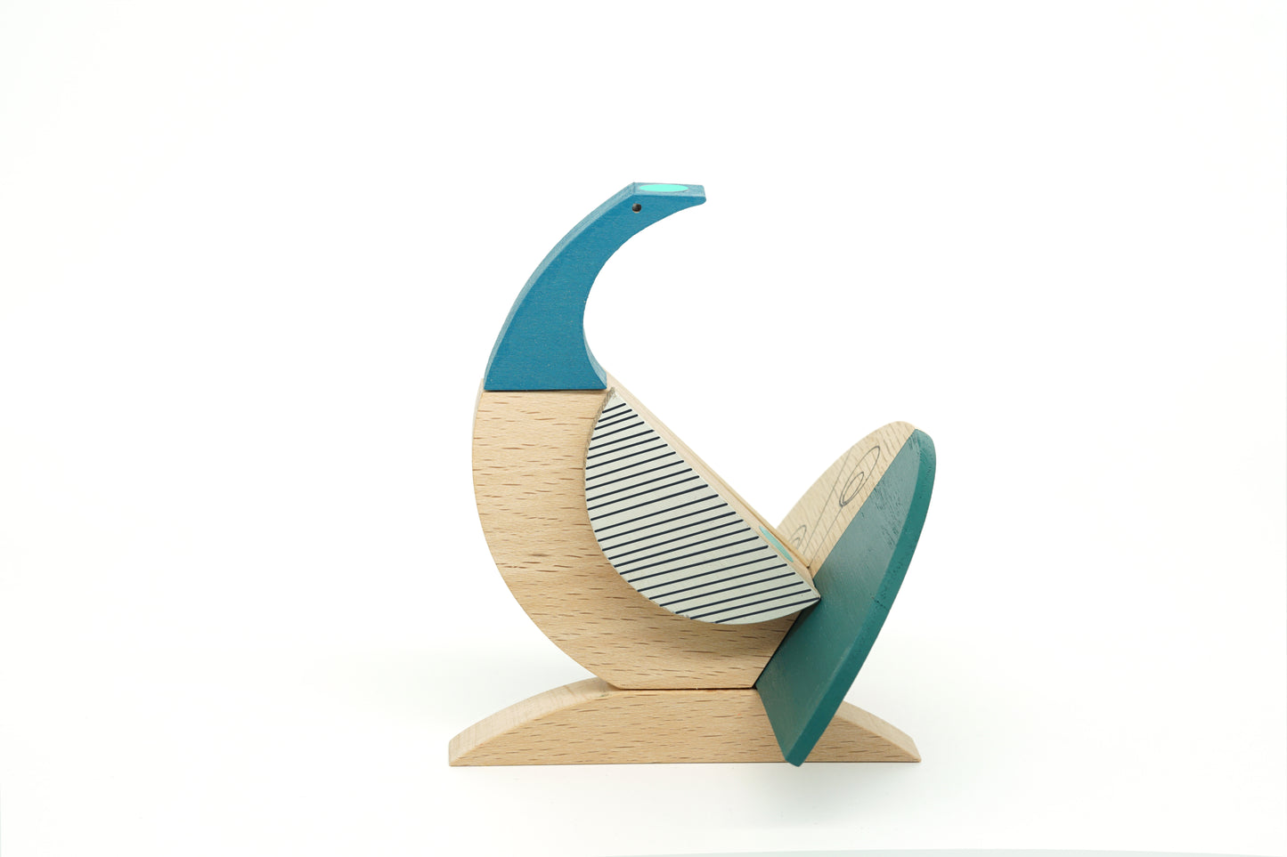 Peacock - Bird - Wooden Magnetic Toy