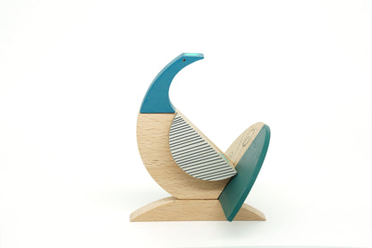 Peacock - Bird - Wooden Magnetic Toy