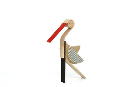 Stork - Bird - Wooden Magnetic Toy