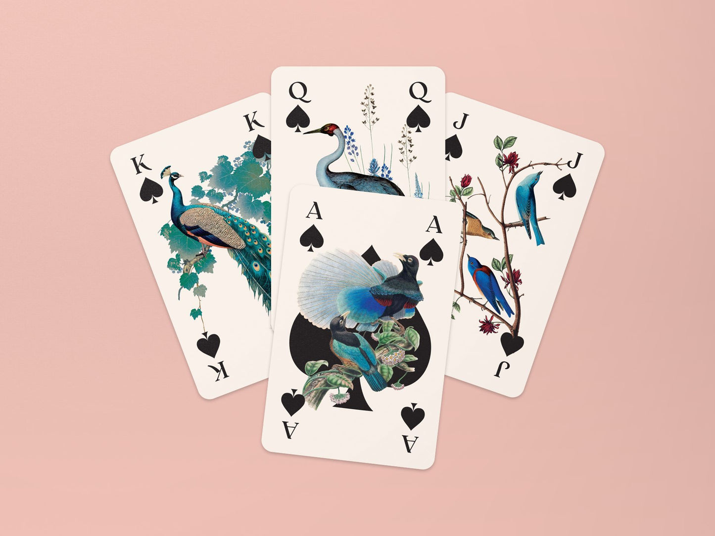 Mini Playing Cards - Birds