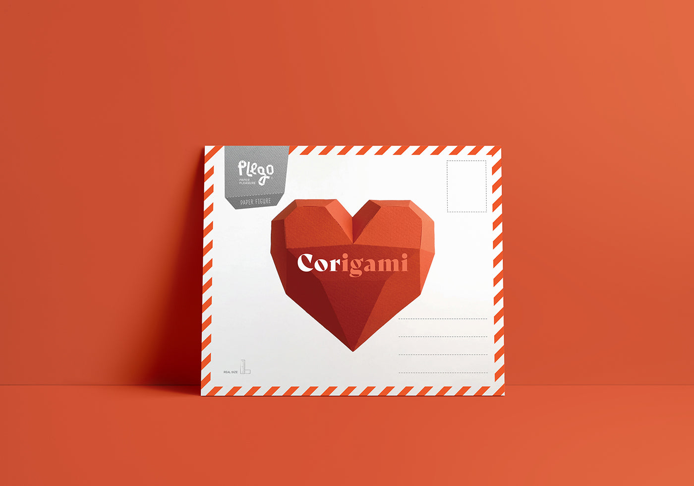 Red Heart - Corigami - Paper Figure 3D
