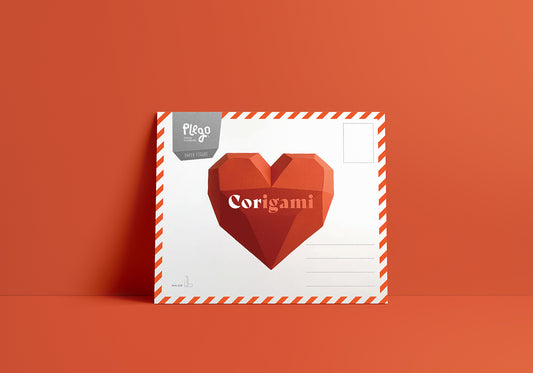Red Heart - Corigami - Paper Figure 3D