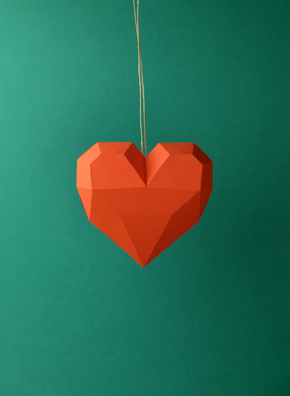 Red Heart - Corigami - Paper Figure 3D