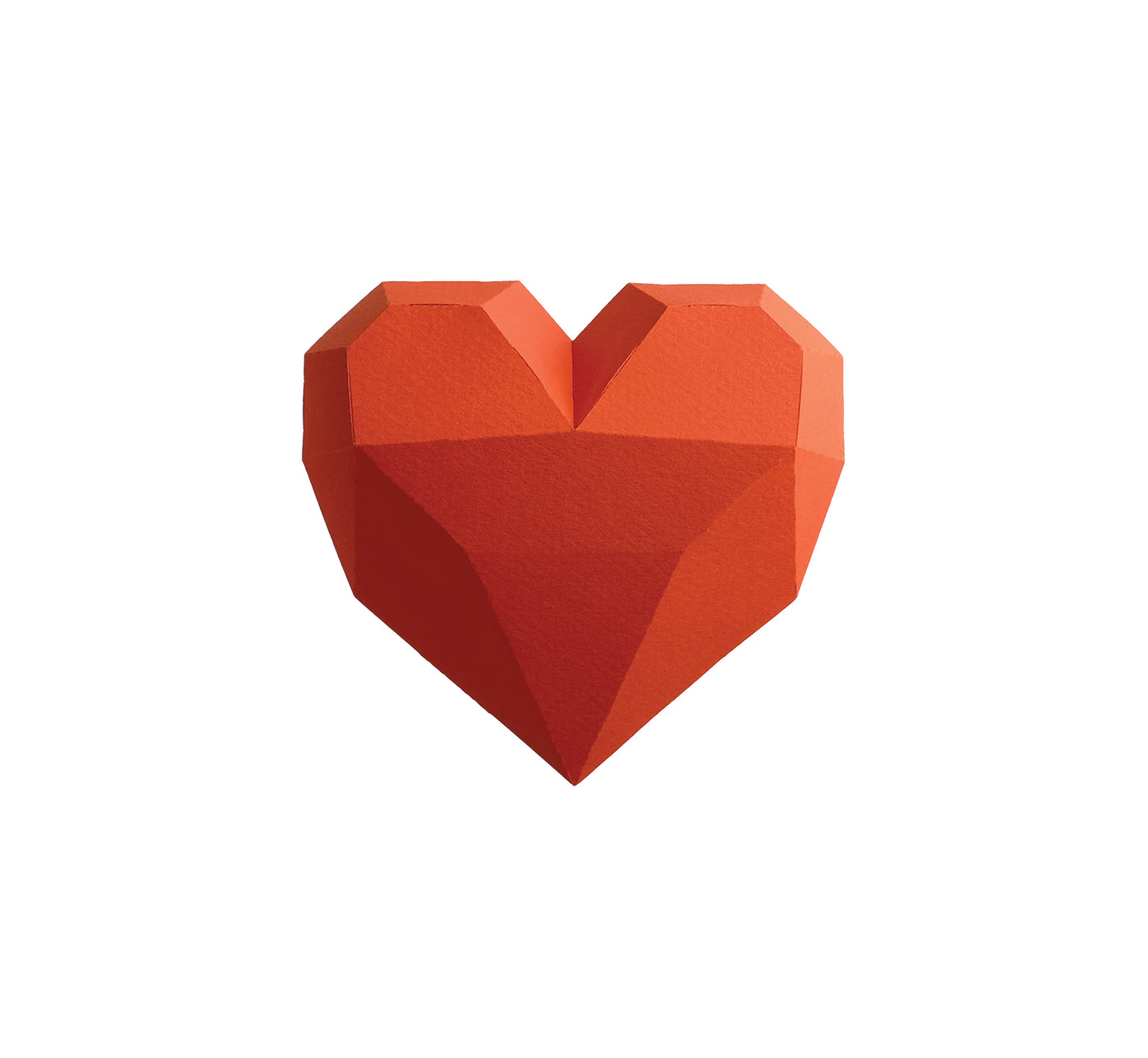 Red Heart - Corigami - Paper Figure 3D