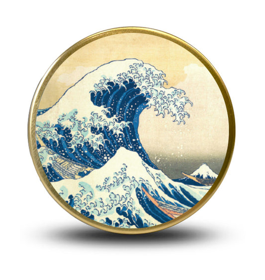 Katsushika Hokusai - Great Wave - Candle