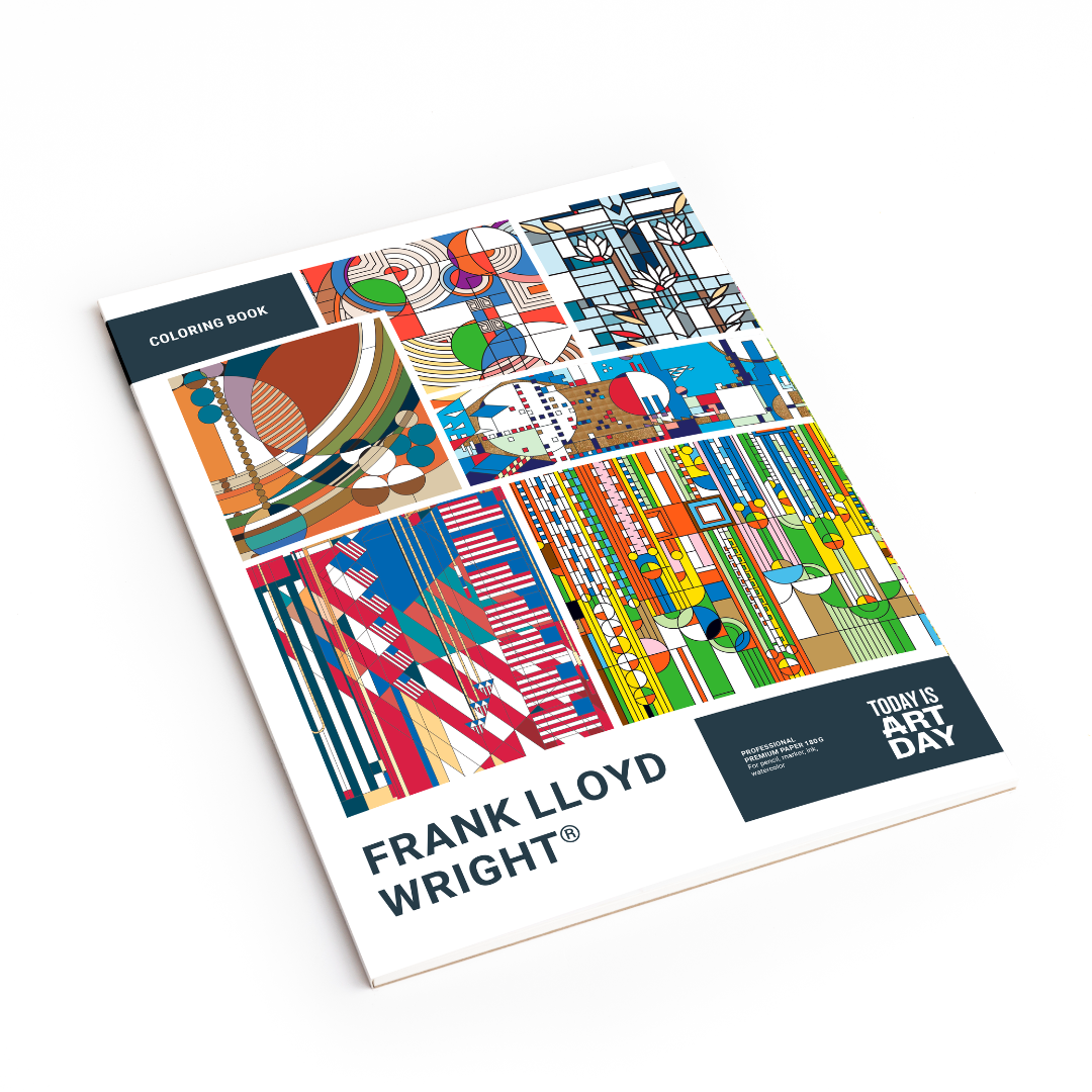 Frank Lloyd Wright - Coloring Book