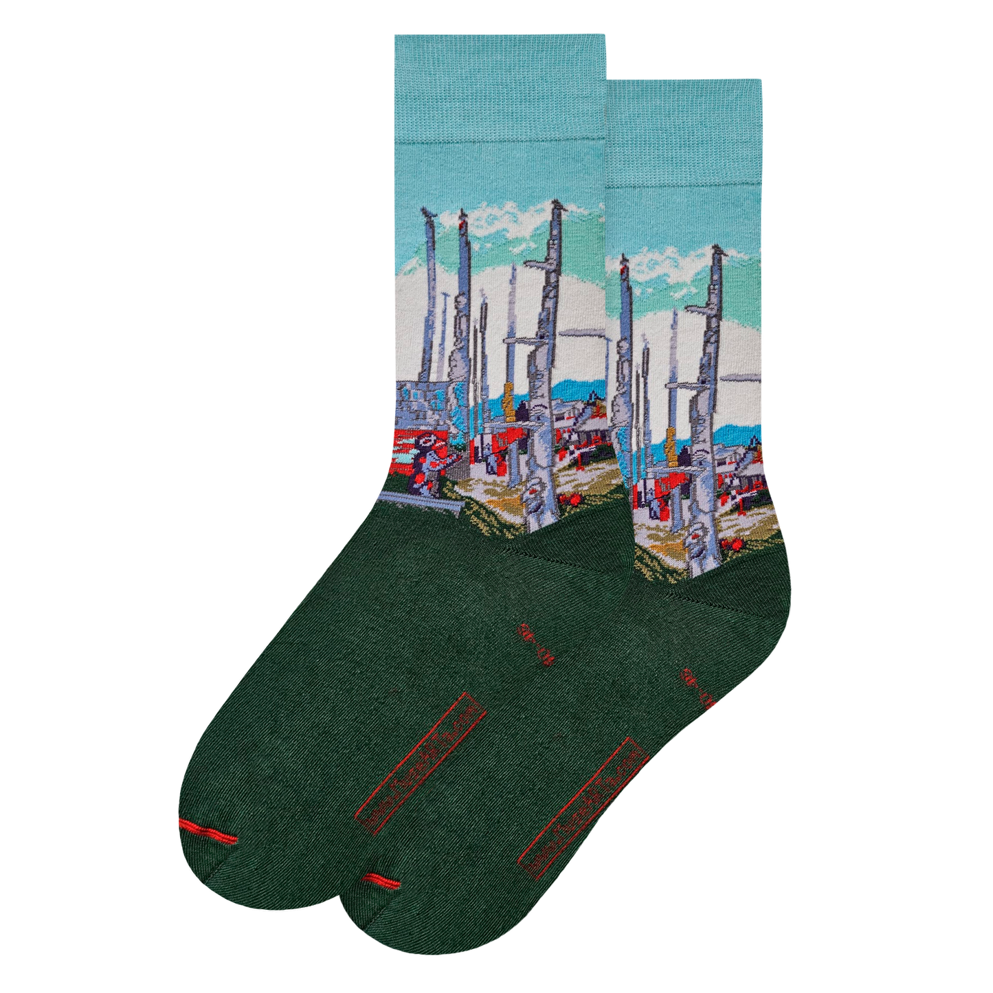 Totems, Kitseukla - Emily Carr - Chaussettes