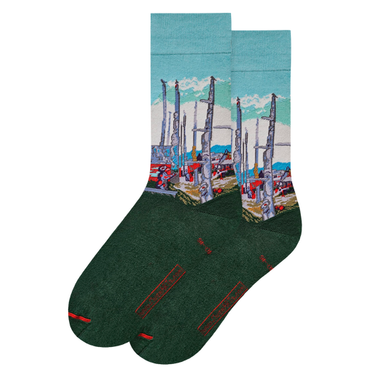 Totems, Kitseukla - Emily Carr - Chaussettes