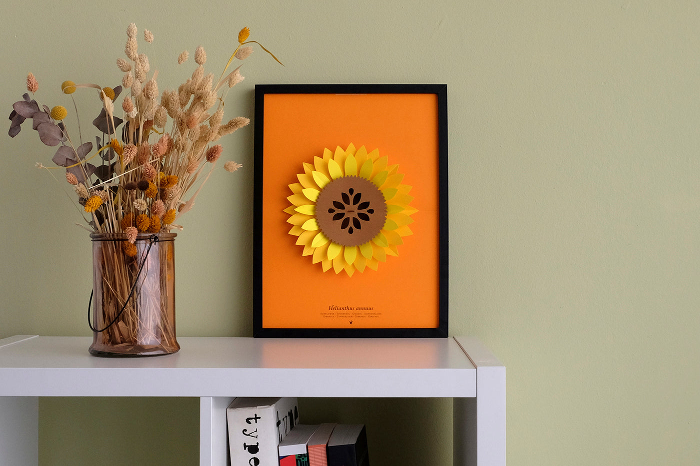 Sunflower - Helianthus annus - Pop-Up Figure