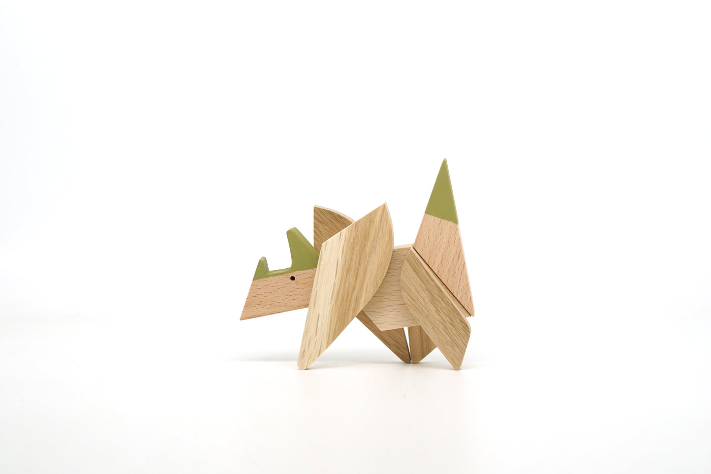 Triceratops - Dinosaur - Wooden Magnetic Toy