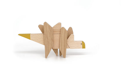 Stegosaurus - Dinosaur - Wooden Magnetic Toy