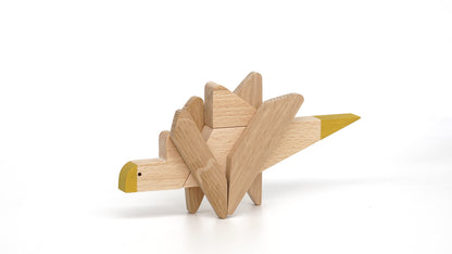 Stegosaurus - Dinosaur - Wooden Magnetic Toy