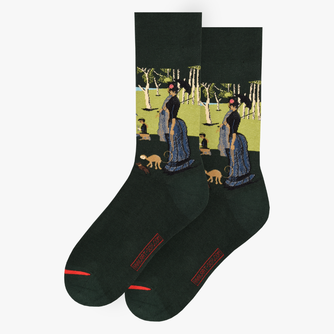 A Sunday on La Grande Jatte - Georges Seurat - Socks