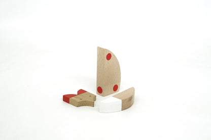 Nordic fox - Wooden Magnetic Toy