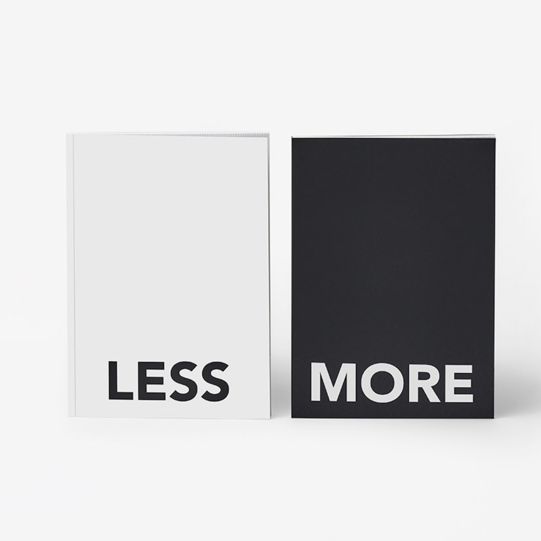 Less & More – Duo de carnets de croquis