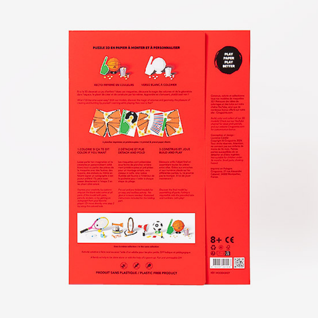 Basketball Club - Papercraft 3D